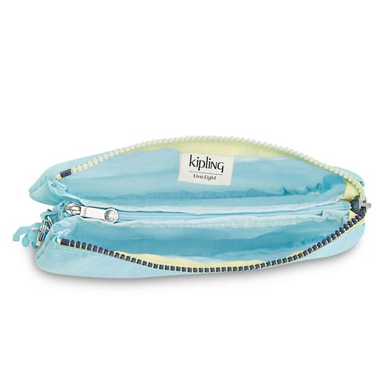 Kipling Creativity Extra Large Fashion Wristlet Handbag Meadow Blue | CA 1259DF